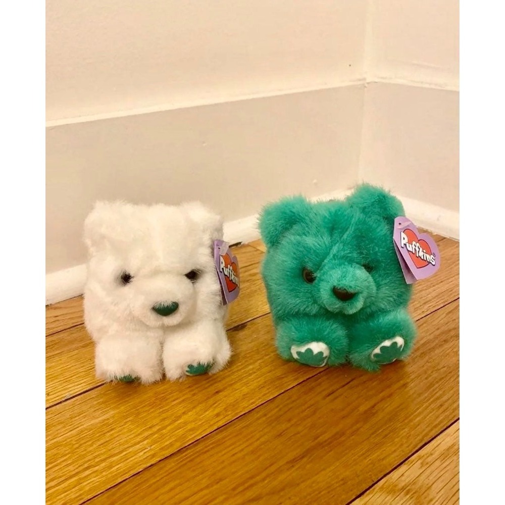 Retro Puffkins St. Patrick's Day Irish Stuffed‎ Bears